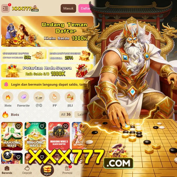 XXX777 2026 Slot Gacor RTP Tinggi
